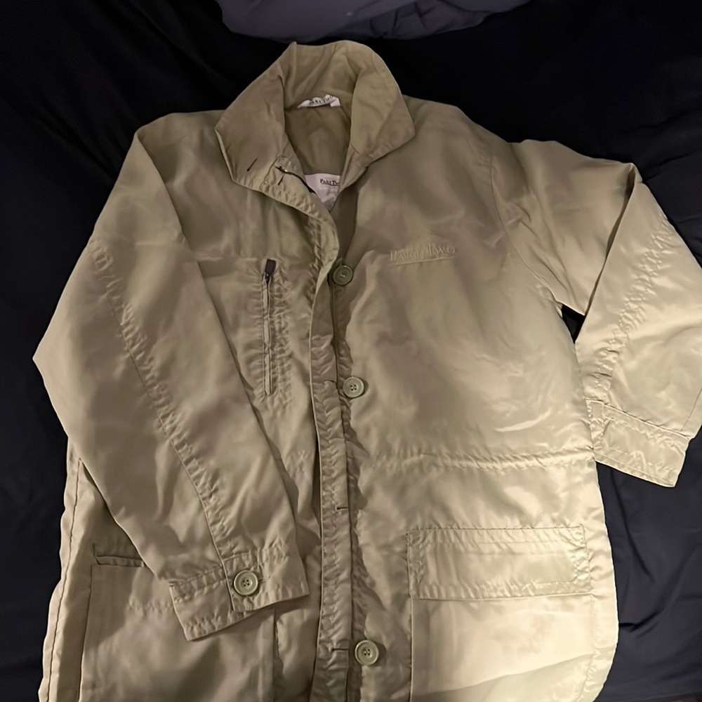 Pistachio Green Rain Coat